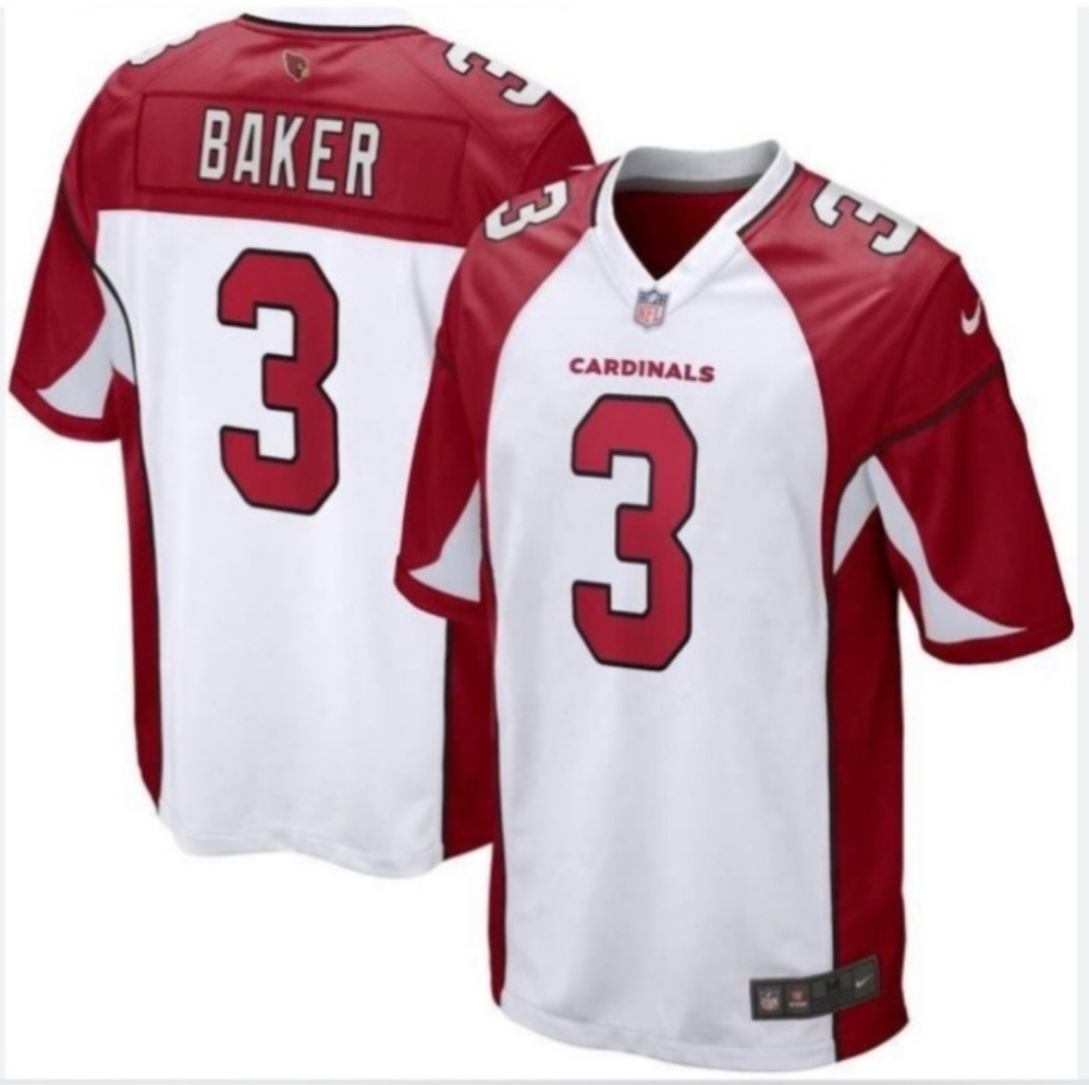 Nike White Jersey with Number 3 and Team Name
